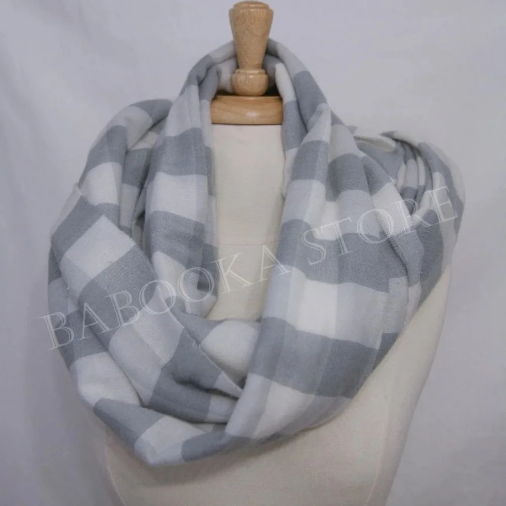 GAP Women Wool Blend Warm Cozy Checkered Scarf, Woman's Scarf Plaid Wrap…